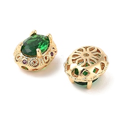 Brass with Cubic Zirconia Beads&nbsp;KK-B102-40G