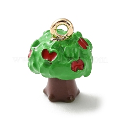 Alloy Enamel Pendants&nbsp;LS-AL-CBA02ED-03G-A