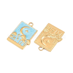 304 Stainless Steel Enamel Pendants&nbsp;STAS-K293-19G