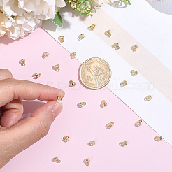 30Pcs Flower Brass Bead Tips&nbsp;KK-BBC0025-44