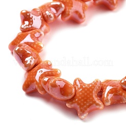 Glazed Porcelain Beads&nbsp;PORC-Q002-03K