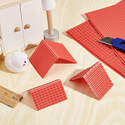 8 Sheets 2 Style Plastic Roof Tiles&nbsp;DIY-BC0005-24B