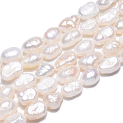 Natural Cultured Freshwater Pearl Beads Strands&nbsp;PEAR-N014-05K