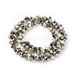 Electroplate Glass Beads Strands&nbsp;EGLA-F145-FP01