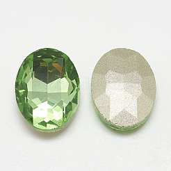 Pointed Back Glass Rhinestone Cabochons&nbsp;RGLA-T080-6x8mm-19