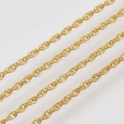 Soldered Brass Coated Iron Rope Chains&nbsp;CH-T002-04G