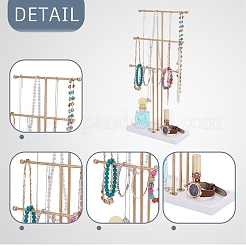3-Tier Iron T-Bar Jewelry Display Risers&nbsp;ODIS-C008-02G