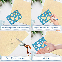 Acrylic Earring Handwork Template&nbsp;DIY-WH0359-074