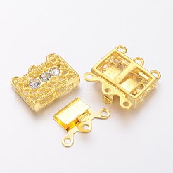 Brass Filigree Box Clasps&nbsp;KK116-G