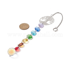 Glass Teardrop Window Hanging Suncatchers&nbsp;HJEW-JM00934