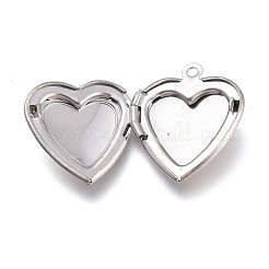 Non-Tarnish 316 Stainless Steel Locket Pendants&nbsp;X-STAS-Z010-03A