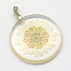 Alloy Resin Pendants&nbsp;RESI-S321-07