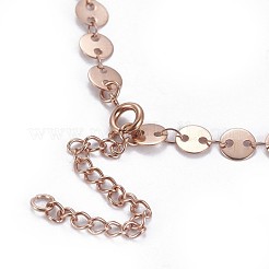 304 Stainless Steel Link Chain Necklaces&nbsp;NJEW-F261-20RG
