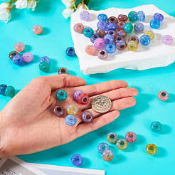 Transparent Crackle Acrylic Beads&nbsp;CACR-TAC0003