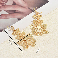 Bohemian Fan Alloy Chandelier Earrings&nbsp;XL2148