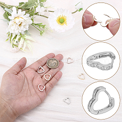 3Pairs 3 Colors Brass Hoop Earrings&nbsp;EJEW-AR0001-16