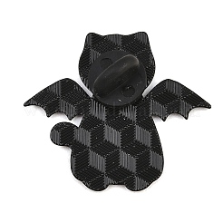 Halloween Cat Bat Enamel Pins&nbsp;JEWB-B041-05A