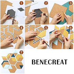 Cork Self-adhesive Wall Decorate&nbsp;DIY-BC0004-87