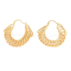 Brass Hoop Earring for Women&nbsp;EJEW-L288-001G