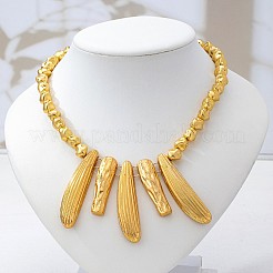 Alloy Stick Pendant Bib Necklaces&nbsp;WG94ED8-01