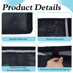 Polyester Yacht Mesh Storage Bags&nbsp;AJEW-WH0752-380A