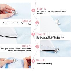 12Pcs 6 Style Sew on Rhinestone&nbsp;RGLA-FG0001-04