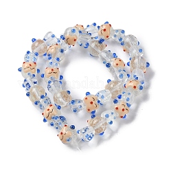 Luminous Handmade Lampwork Beads Strands&nbsp;LAMP-Z007-03F