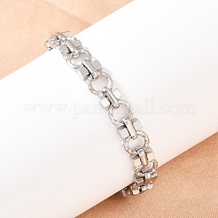 304 Stainless Steel Link Chain Bracelets for Women&nbsp;BJEW-H207-01E-P