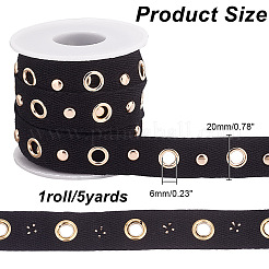 5 Yards Webbing Flat Polyester Ribbons&nbsp;FIND-AR0004-73B-G