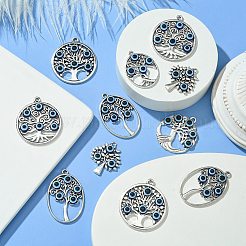 18Pcs 6 Styles Tibetan Style  Alloy Pendants&nbsp;FIND-CJ0002-10