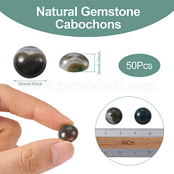 Natural Indian Agate Cabochons&nbsp;G-R416-12mm-14