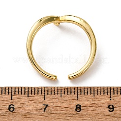 Brass Cuff Ring Components&nbsp;KK-NH0007-12G