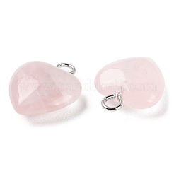Natural Rose Quartz Pendants&nbsp;G-E603-01P-02
