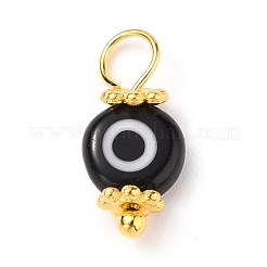 Handmade Evil Eye Lampwork Charms&nbsp;PALLOY-JF00540