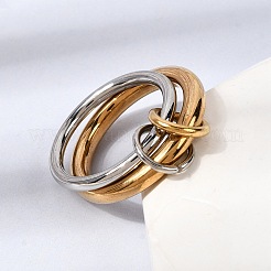 304 Stainless Steel Finger Rings&nbsp;RJEW-Z133-01C-02GP