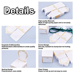 30 Sets 3 Colors Chair Shape Romantic Wedding Candy Box&nbsp;CON-FW0001-01