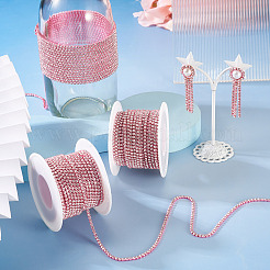 2 Roll Electrophoresis Iron Rhinestone Strass Chains&nbsp;CHC-TA0001-38A