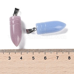 Synthetic Noctilucent Stone/Luminous Stone Pointed Pendants&nbsp;G-Z054-08