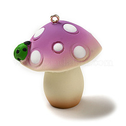 Mushroom Resin Big Pendants&nbsp;CRES-B013-A02