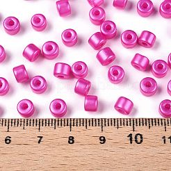 Baking Paint Pearlized Glass Seed Beads&nbsp;SEED-T008-03N