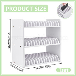 45-Grid Wooden Cell Phone Storage Box&nbsp;CON-WH0115-04