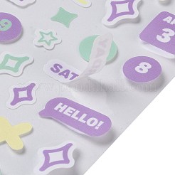 PET Plastic Stickers&nbsp;LS-DIY-H168-01D