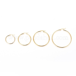304 Stainless Steel Hoop Earrings for Women&nbsp;EJEW-X0015-02G-02