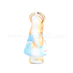 304 Stainless Steel Enamel Pendants&nbsp;X-STAS-F358-01G-12