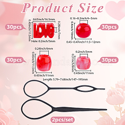 1Bag Plastic Hair Braiding Tool&nbsp;FIND-PA0001-61