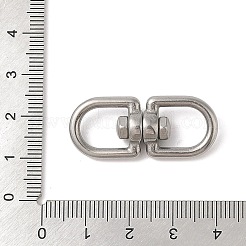 Non-Tarnish 304 Stainless Steel 8 Shape Swivel Clasps&nbsp;LS-STAS-S127-03P-01