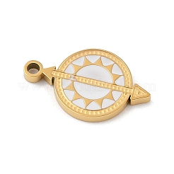 304 Stainless Steel Enamel Pendants&nbsp;STAS-U039-07G