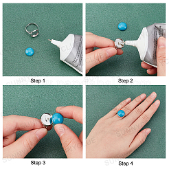 DIY Finger Ring Making Kit&nbsp;DIY-SC0017-73