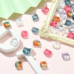 50Pcs 5 Colors Transparent Glass Beads&nbsp;GLAA-YW0001-86