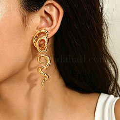 Alloy Stud Dangle Earrings for Women&nbsp;WGB7B3C-01